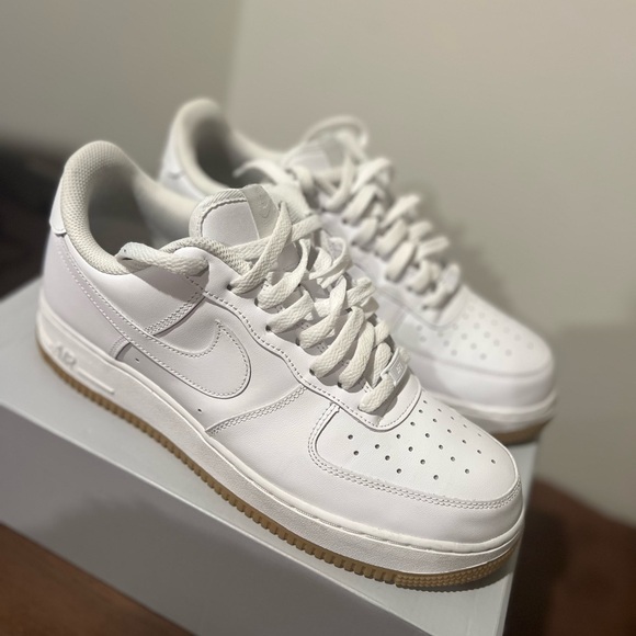Nike Other - Nike Air Force 1 '07 - White/White-Gum Light Brown
